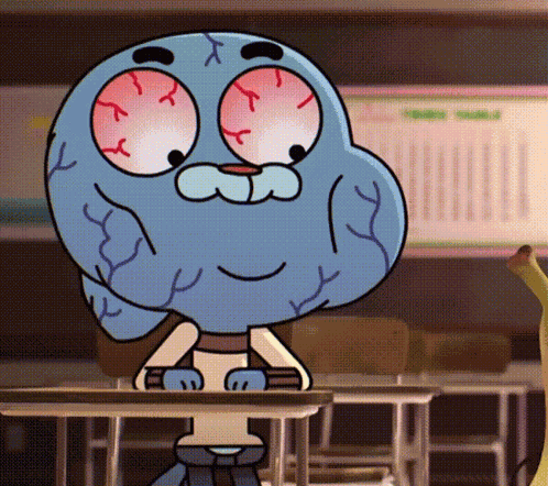 Gumball Laugh GIF