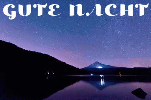 Gute Nacht See - Gute Nacht GIF