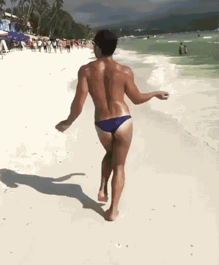 Guy Running Away Guy Running Away Sexily GIF