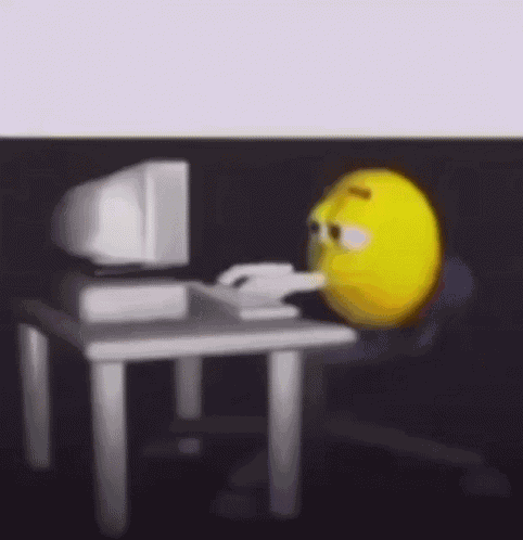 Guy Typing Beanos21 GIF