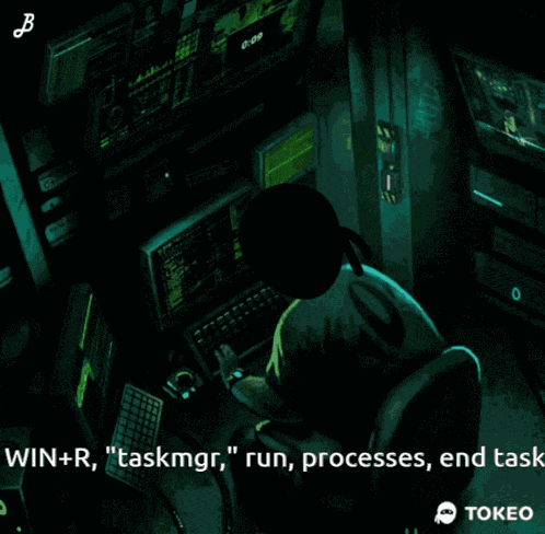 Hacker Task Manager GIF
