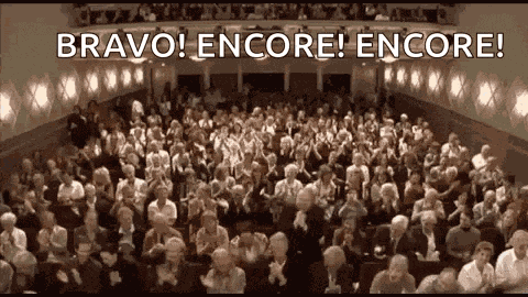 Hahaha Standing Ovation GIF