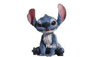 Haiii Stitch Sticker