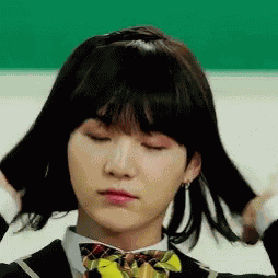 Hair Whip Suga GIF