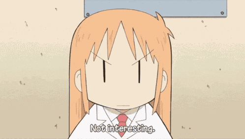 Hakase Not Interested GIF