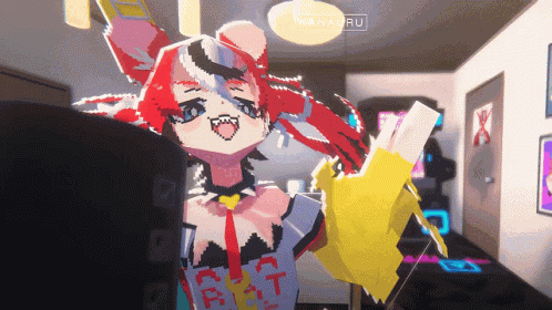 Hakos Baelz Boom Boom GIF