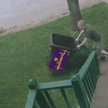 Hallmark Trash GIF