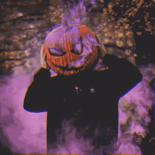 Halloween Glitch GIF