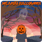 Halloween Selamat Halloween Sticker