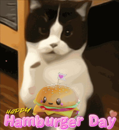 Hamburger Day Happy Hamburger Day GIF