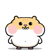 Hamster Checks If You'Re There Sticker