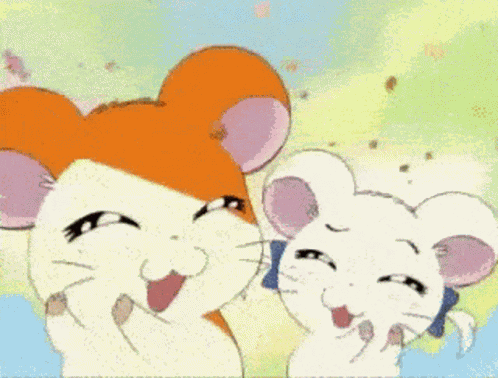 Hamtaro Cheers GIF