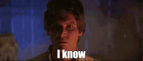Han Solo Iknow GIF