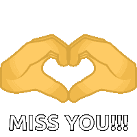 Hand Heart Emoji Heart Sticker