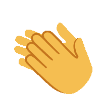 Hands Clapping Sticker