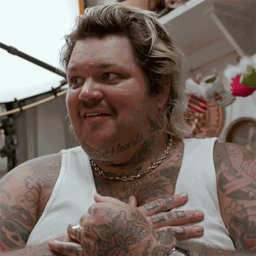 Hands On My Chest Matty Matheson GIF