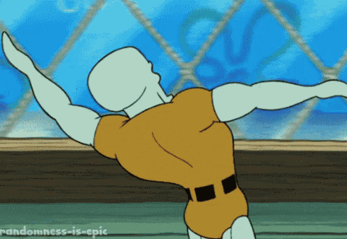 Handsome Squidward GIF
