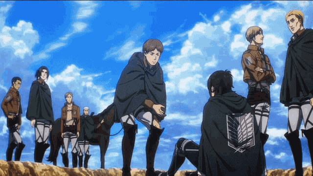 Hange Erwin Smith GIF