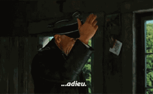 Hans Landa Adieu GIF