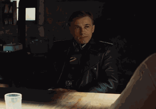 Hans Landa Inglourious Basterds GIF