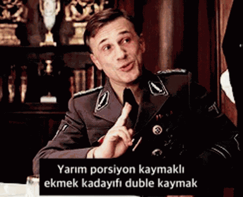 Hans Landa Kofteci Yusuf GIF