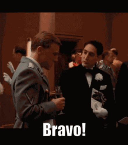 Hans Landa Landa Bravo GIF
