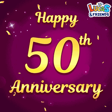 Happy 50th Anniversary Happy Wedding Anniversary GIF