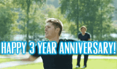 Happy Annicersary 3year GIF