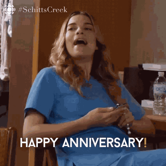 Happy Anniversary Alexis Rose GIF