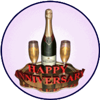 Happy Anniversary Anniversary Sticker