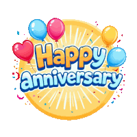 Happy Anniversary Anniversary Wishes Sticker