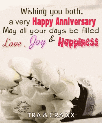 Happy Anniversary Best Wishes GIF