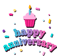 Happy Anniversary Congratulations Sticker