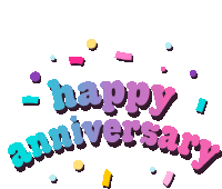Happy Anniversary Congratulations Sticker