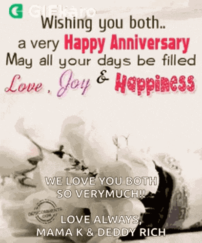Happy Anniversary Gifkaro GIF