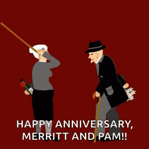Happy Anniversary Grannies GIF