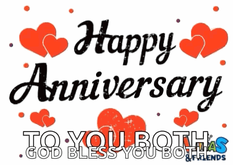 Happy Anniversary Happy Anniversary Hearts GIF
