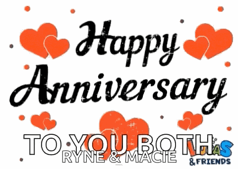 Happy Anniversary Happy Anniversary Hearts GIF