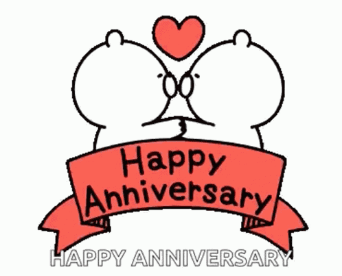 Happy Anniversary Kiss GIF