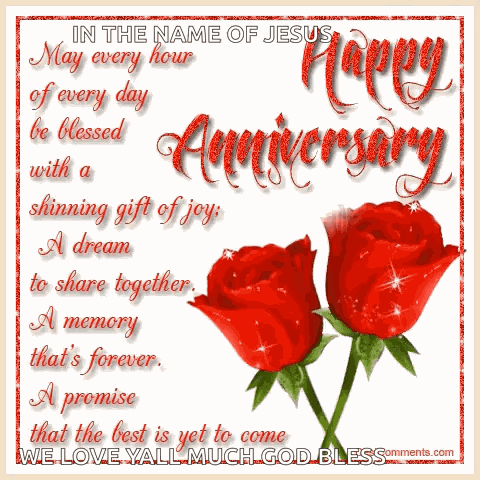 Happy Anniversary Sparkle GIF