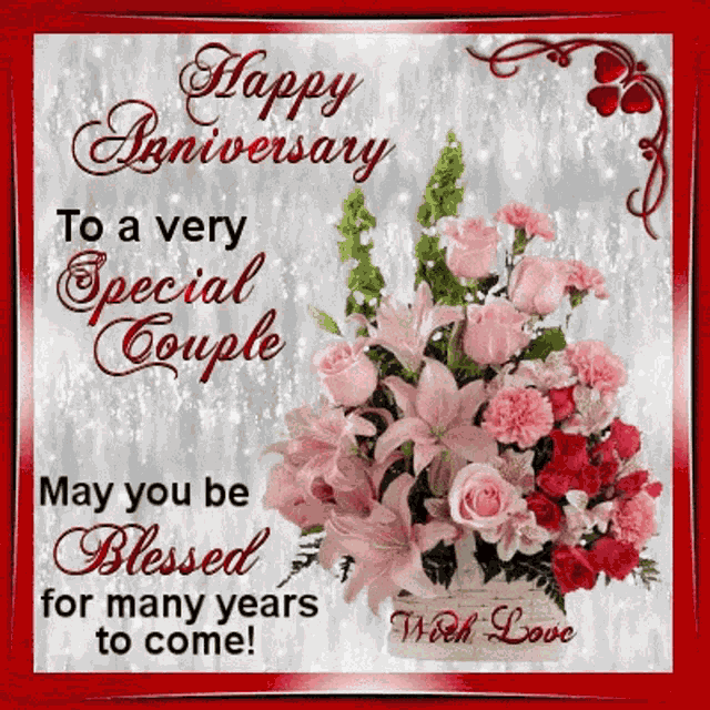 Happy Anniversary Special Couple GIF