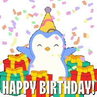 Happy B Present Sticker