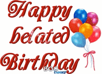 Happy Belated Birthday Baloons GIF