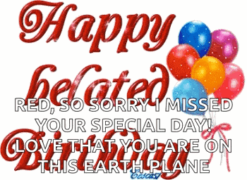 Happy Belated Birthday Baloons GIF