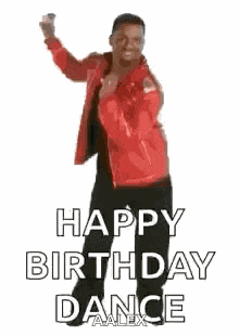 Happy Birth Day Dance 80s GIF