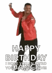 Happy Birth Day Dance 80s GIF