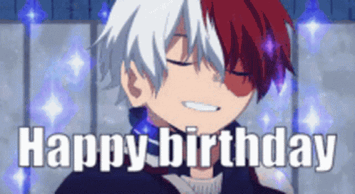 Happy Birthday Anime Anime Birthday GIF