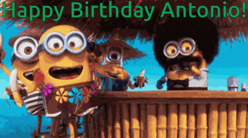 Happy Birthday Antonio GIF