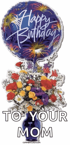 Happy Birthday Balloon GIF