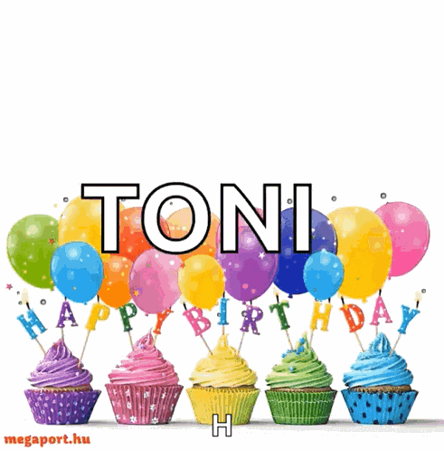 Happy Birthday Balloons GIF